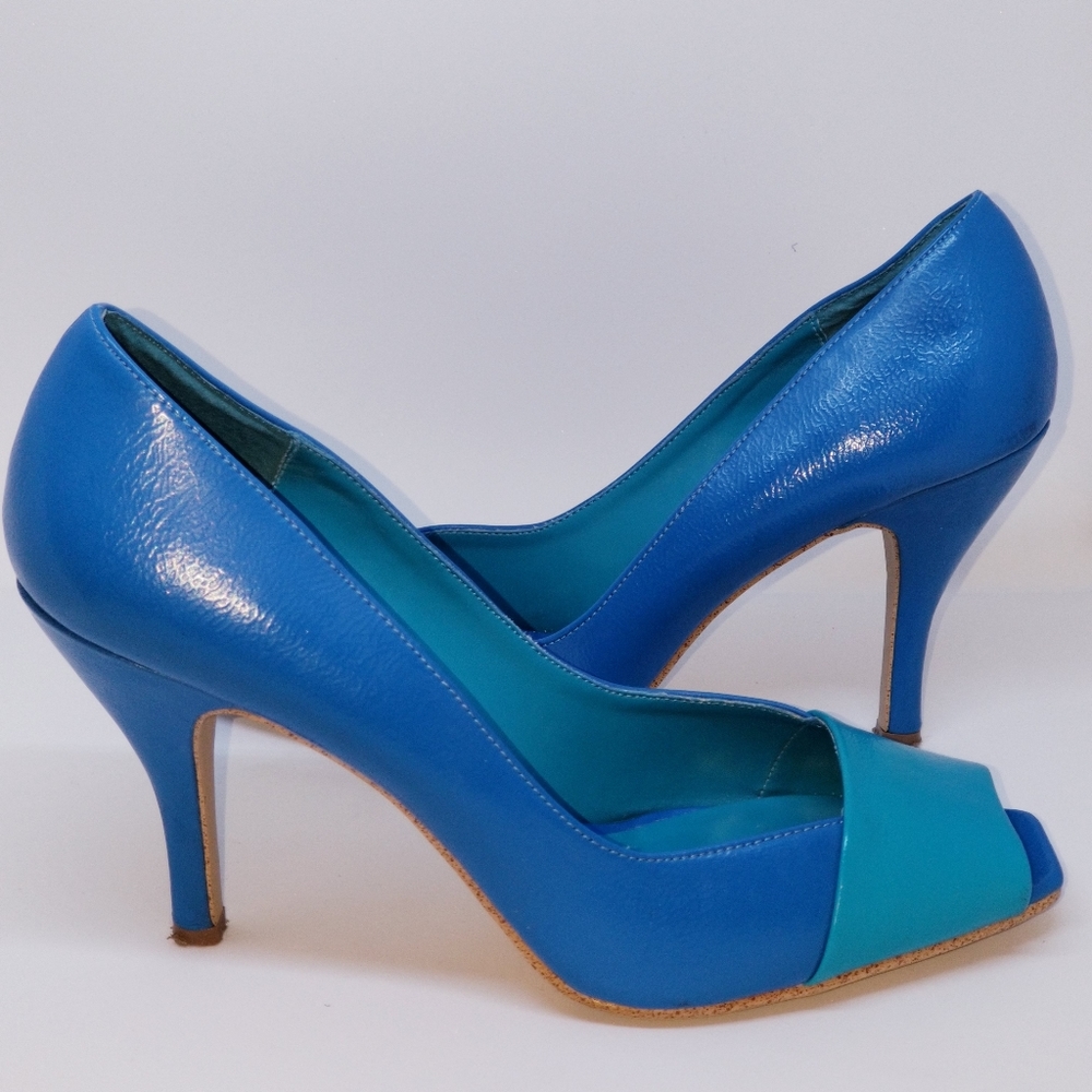MYSTIC- COBAL/TEAL CRUSHED PATENT